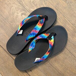 Chaco Men's Chillos Flip Flop Tie Dye Slip On, Size 12